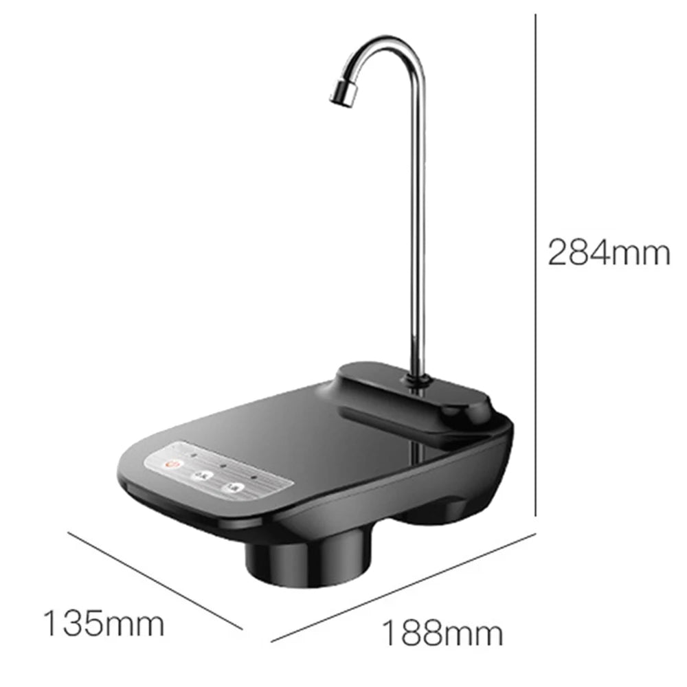 100% Electric Water Bottle Pump With Large Base Wireless Auto Drinking Water Dispenser