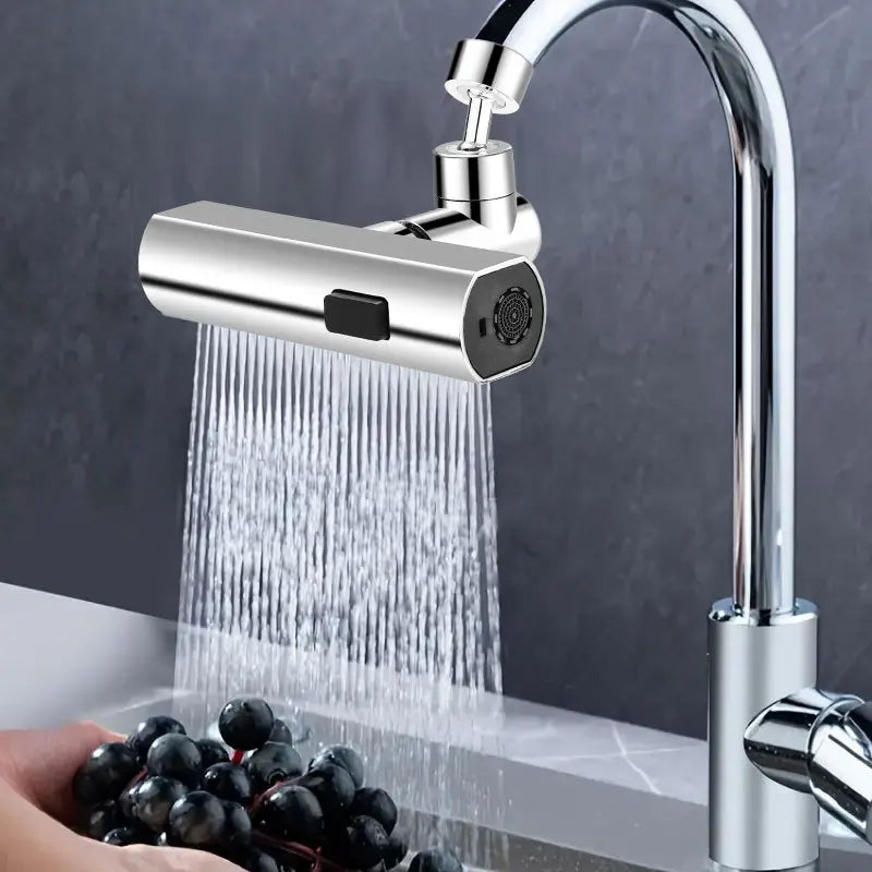 Kitchen Faucet Waterfall Outlet Splash Proof Universal Rotating Bubbler Multifunctional Water Nozzle Extension Kitchen Gadgets