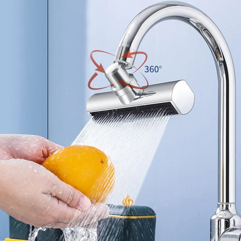 Kitchen Faucet Waterfall Outlet Splash Proof Universal Rotating Bubbler Multifunctional Water Nozzle Extension Kitchen Gadgets
