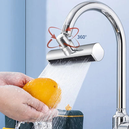 Kitchen Faucet Waterfall Outlet Splash Proof Universal Rotating Bubbler Multifunctional Water Nozzle Extension Kitchen Gadgets