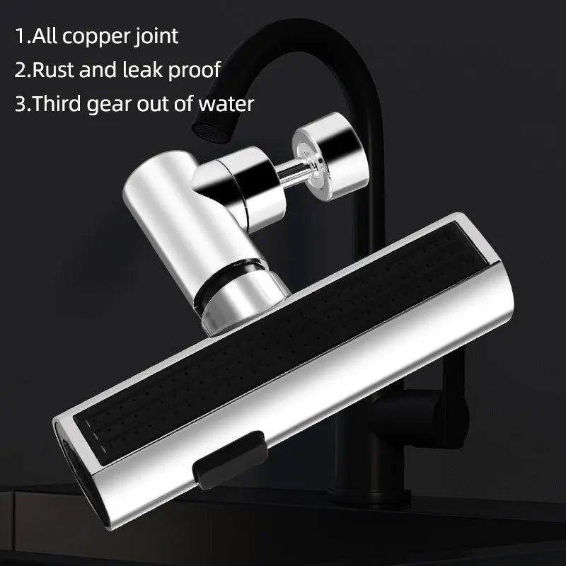 Kitchen Faucet Waterfall Outlet Splash Proof Universal Rotating Bubbler Multifunctional Water Nozzle Extension Kitchen Gadgets
