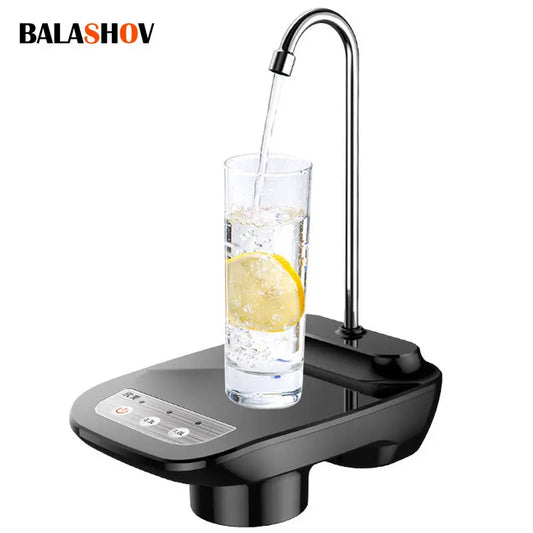 100% Electric Water Bottle Pump With Large Base Wireless Auto Drinking Water Dispenser