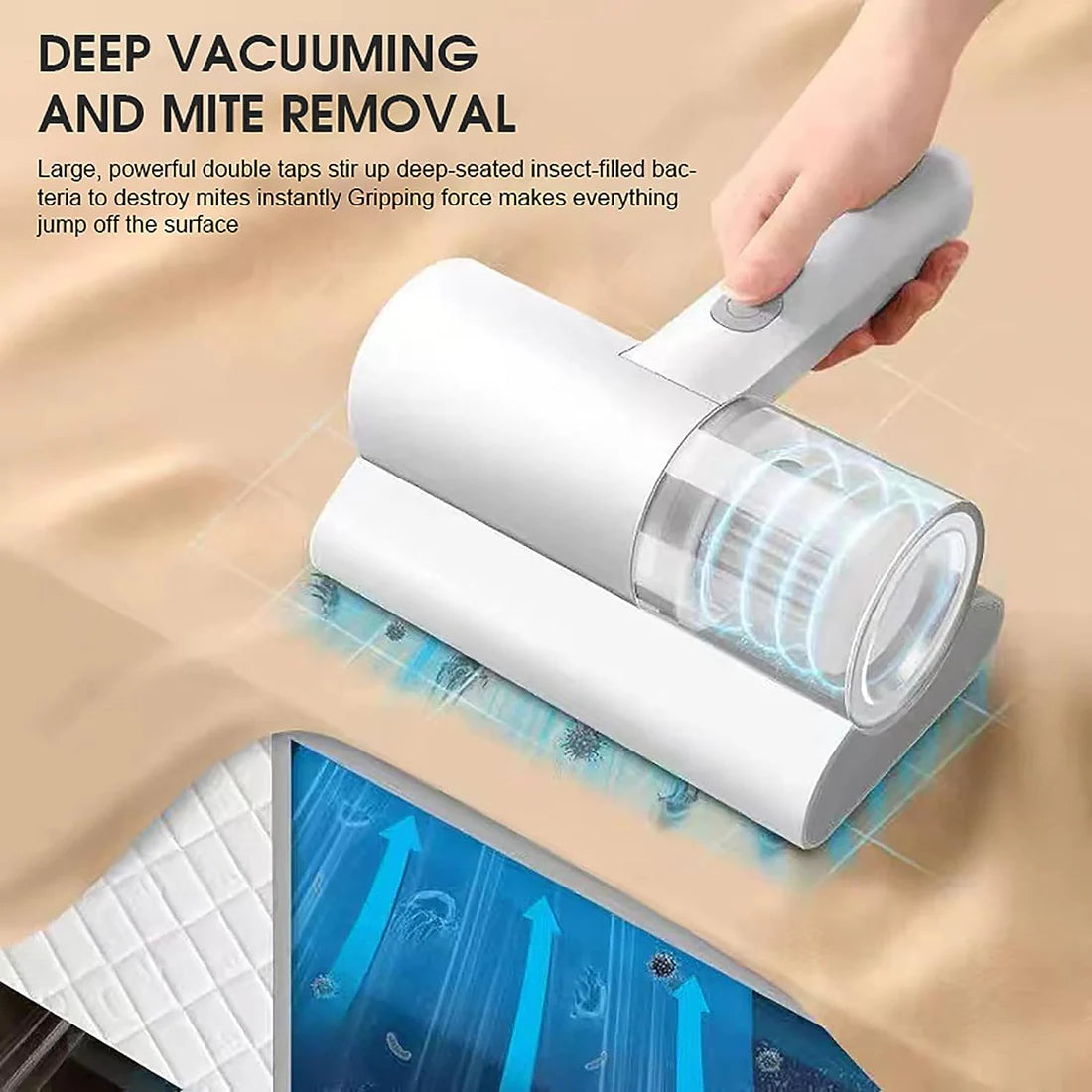 Mite Remover Mattress Smart dust mite remover Household portable vacuum cleaner Cat hair handheld vacuum cleaner for bed