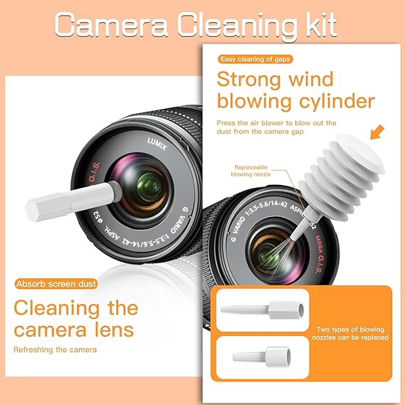 Multi-function Cleaning Brush Set Camera Keyboard Cleaning Brush Screen Spray Cleaner Cleaning Kit for earbuds Phone Monitor