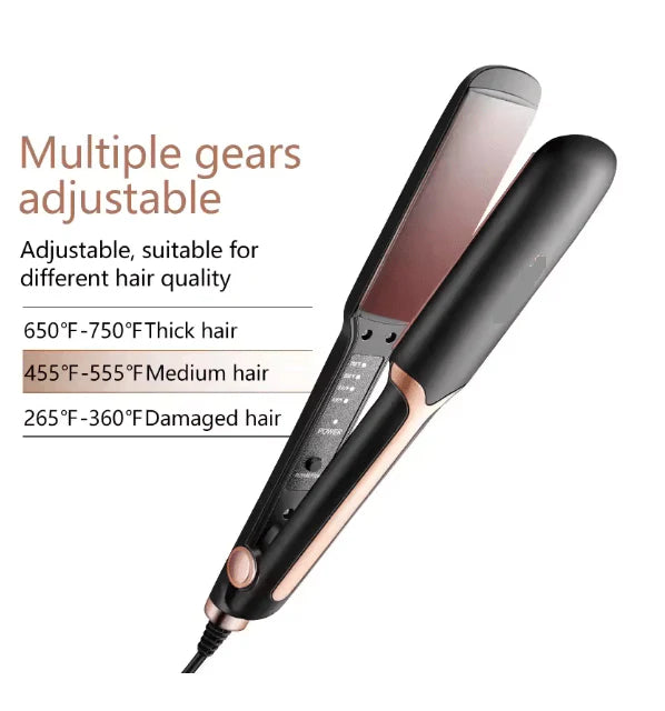 Cordless Automatc Curler With Free Smooth Hair Straightener