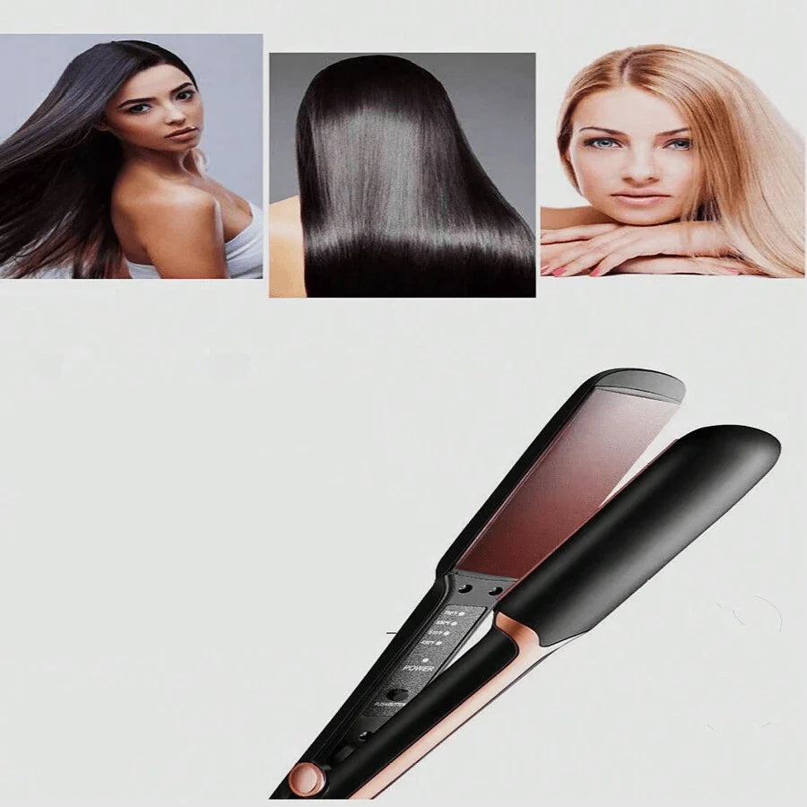 Cordless Automatc Curler With Free Smooth Hair Straightener